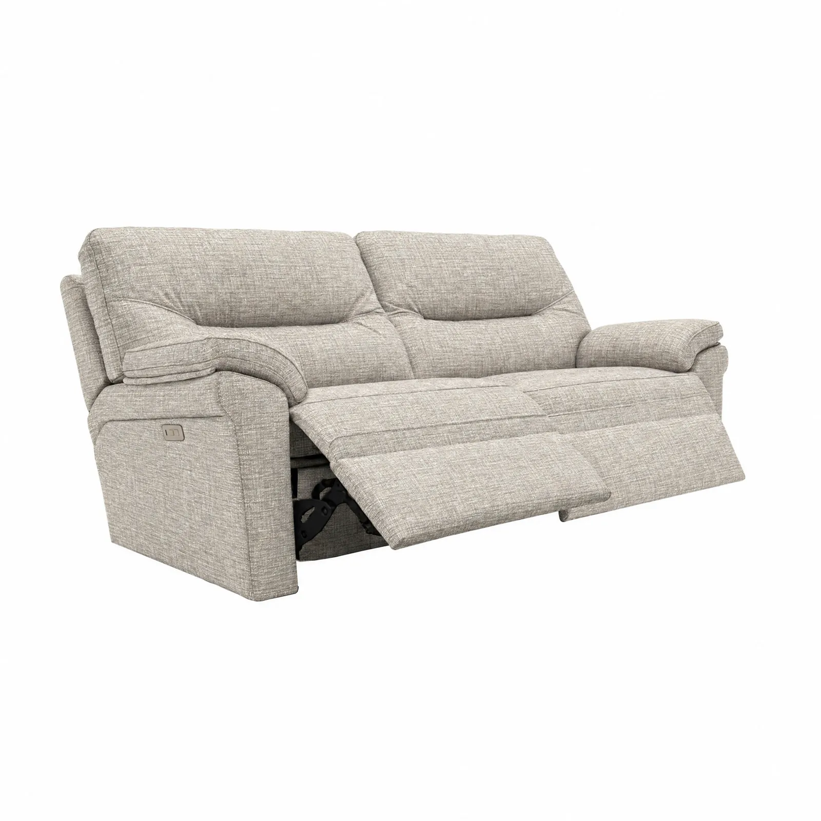 G Plan Seattle 3 Seater Elec Recline Dbl With Usb Sofa Fabric | Barker & Stonehouse 2