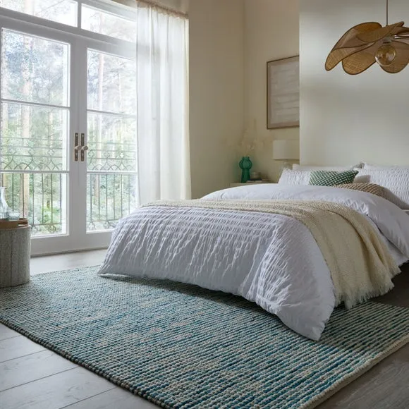 Nico Wool Woven Stripe Rug 1
