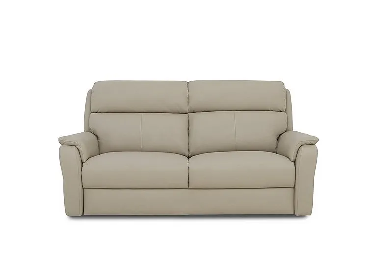 Vito Leather 3 Seater Sofa - Torello Fango
