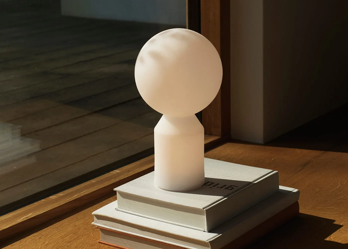 Normann Copenhagen Yo LED Portable Table Lamp White Large 3