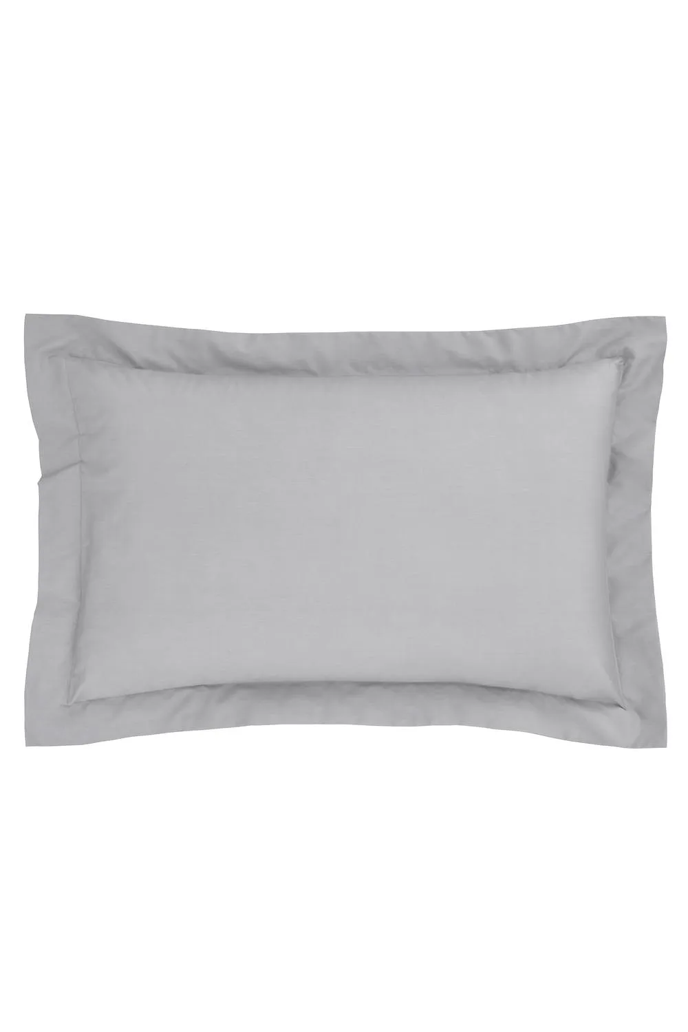 Bianca 180 Thread Count Egyptian Cotton Oxford Pillowcase in Silver 4