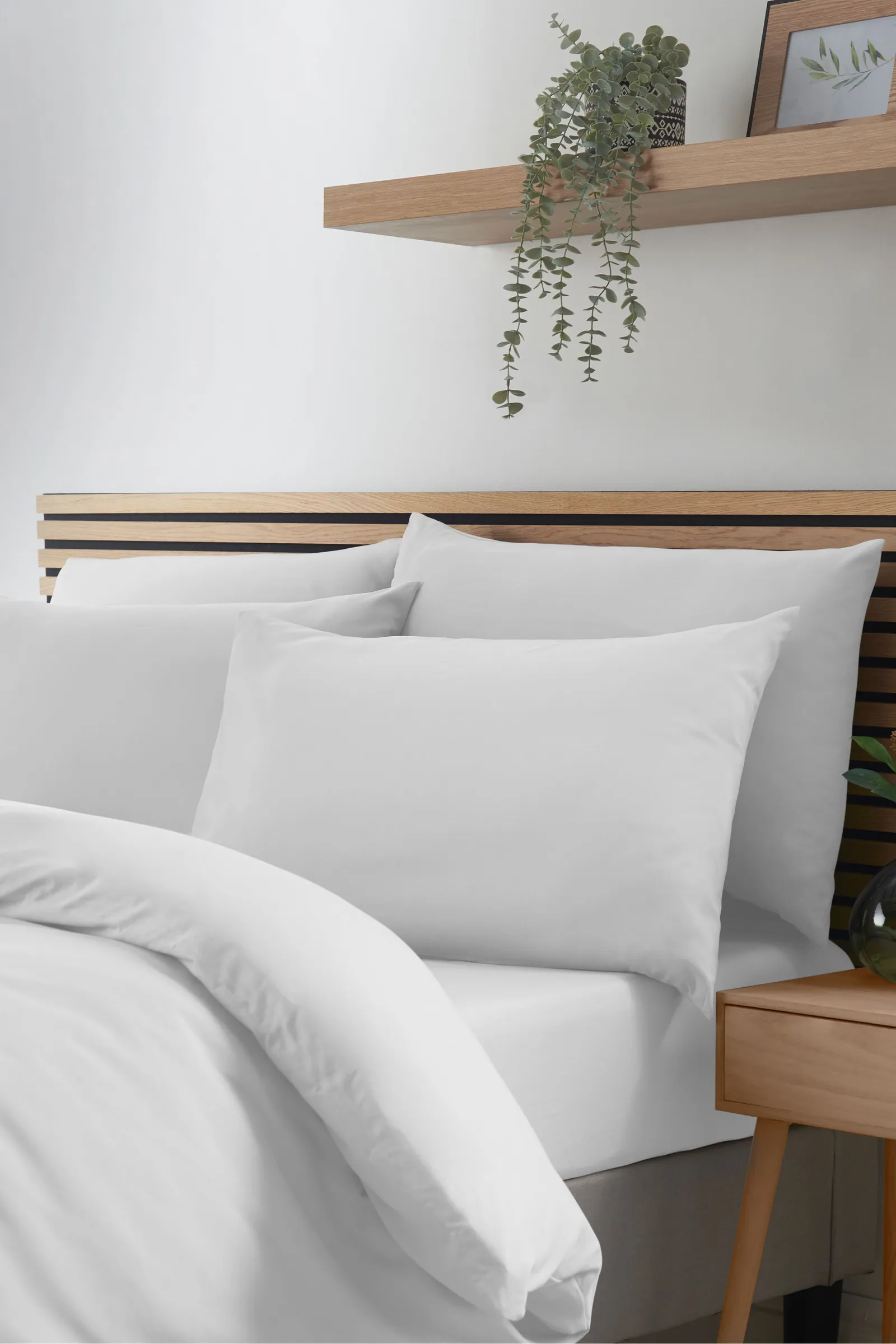 Catherine Lansfield So Soft Non Iron Duvet Cover Set in White 2
