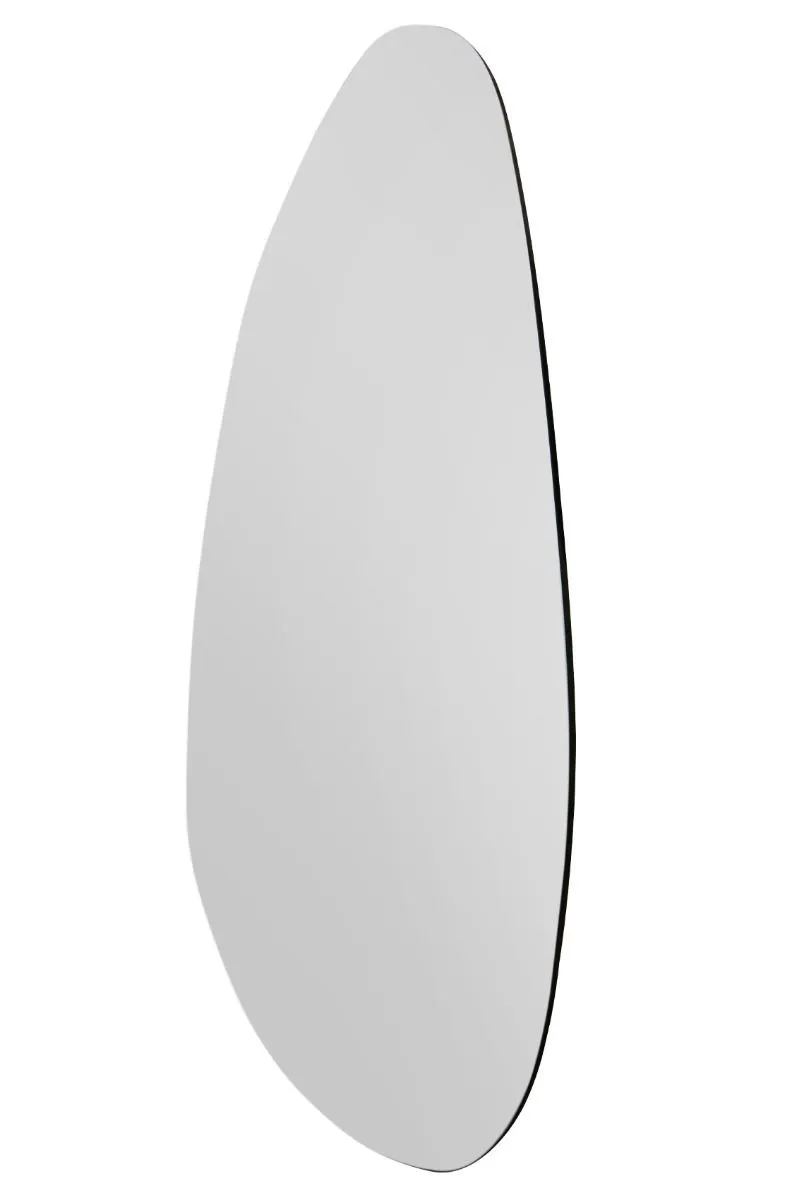 MirrorOutlet New Frameless Pond Leaner / Wall Mirror 47" X 20" (120CM X 50CM) in Silver 4