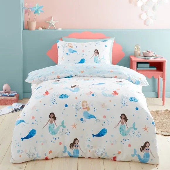 Mermaid Duvet Cover and Pillowcase Set 1