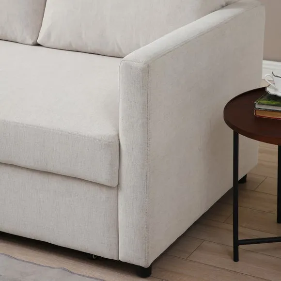 Miller Corner Double Sofa Bed, Chenille 4