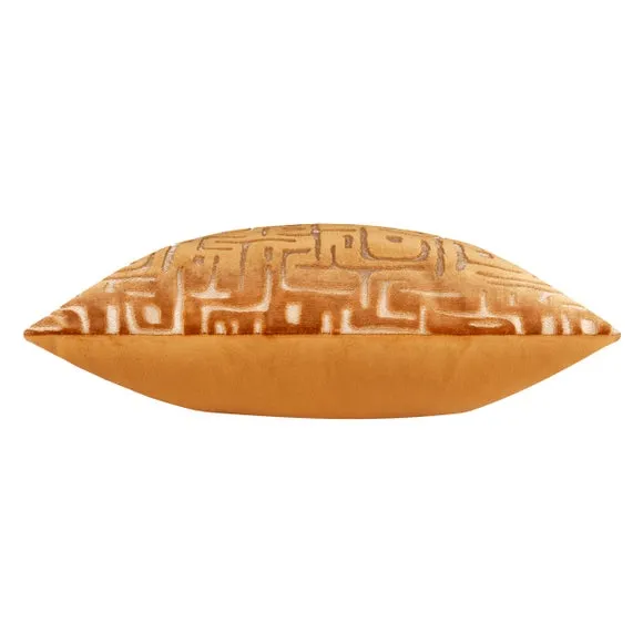 Hoem Soren Geometric Velvet Square Cushion 4