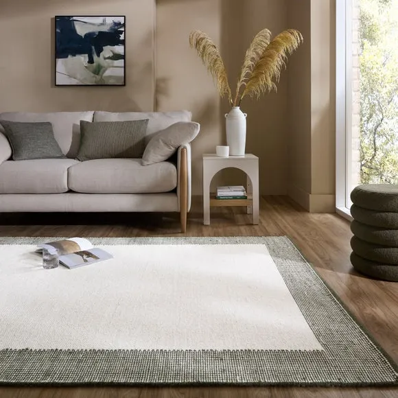 Seb Border Wool Rug 1