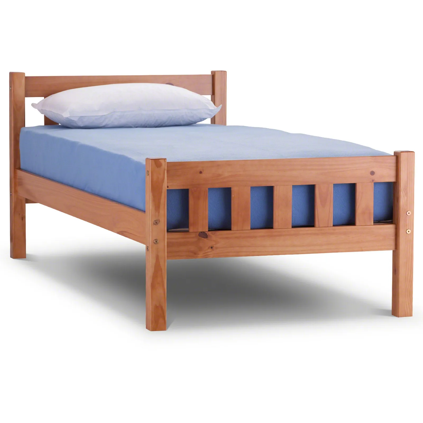 Carlow Wooden Bedstead Brown