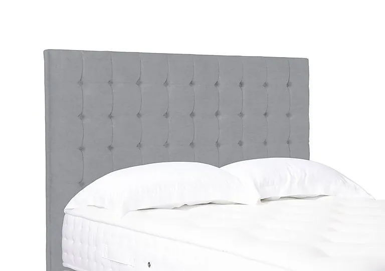 Artisan Collection Dot Medium Floor Standing Headboard - Single - Aston Silver