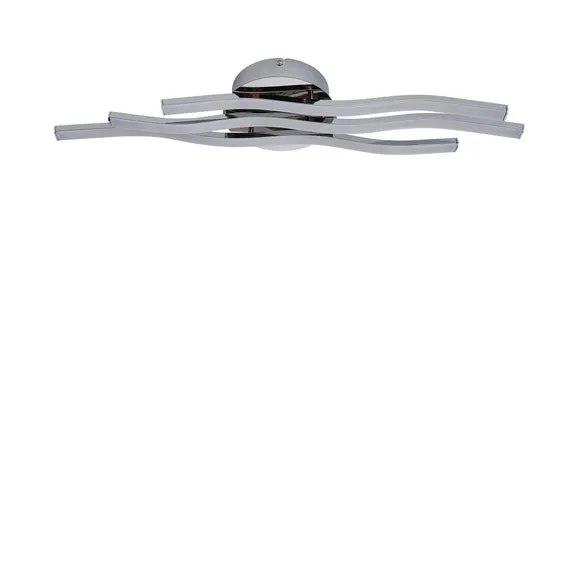 Ripple Integrated LED Bathroom Flush Ceiling Light 5