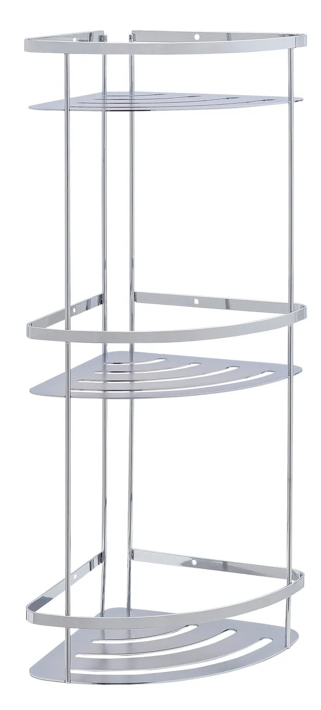 Argos Home Flat Plate 3 Tier Bathroom Corner Caddy