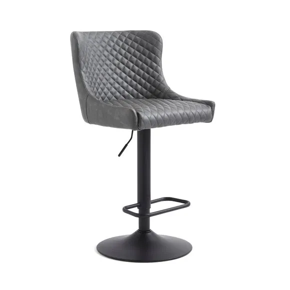 Montreal Height Adjustable Barstool, Faux Leather 5