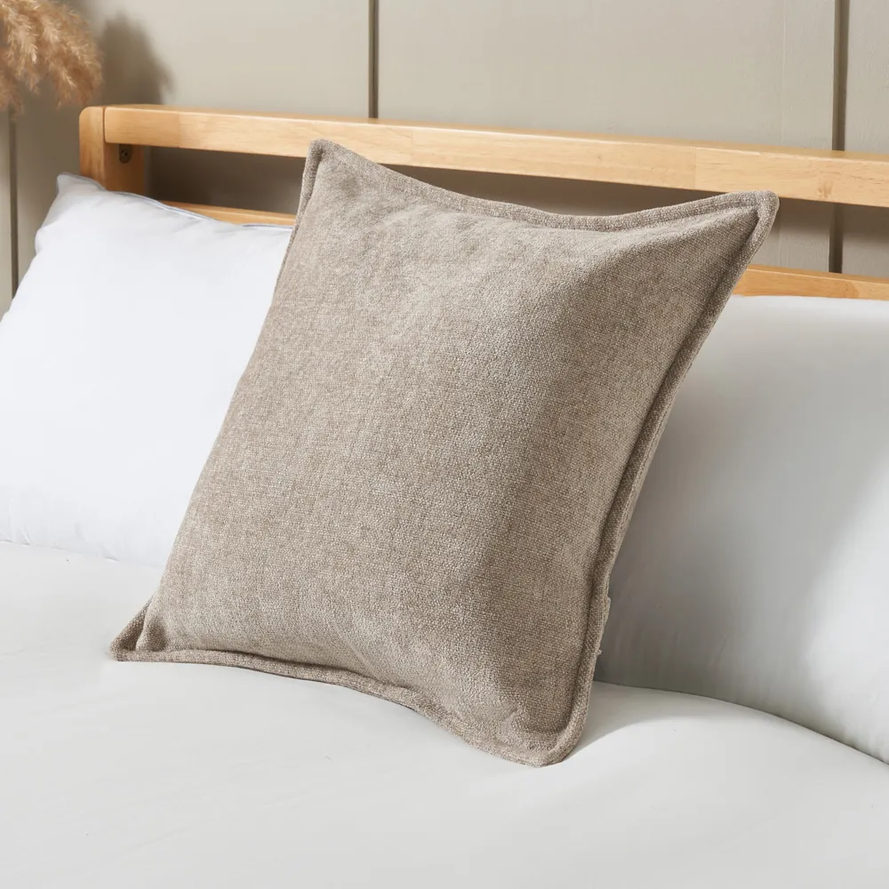 Oxford Chenille Cushion, Natural