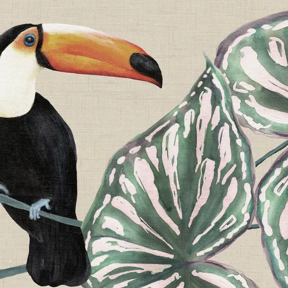 Jungle Toucan Rectangle Cushion 2
