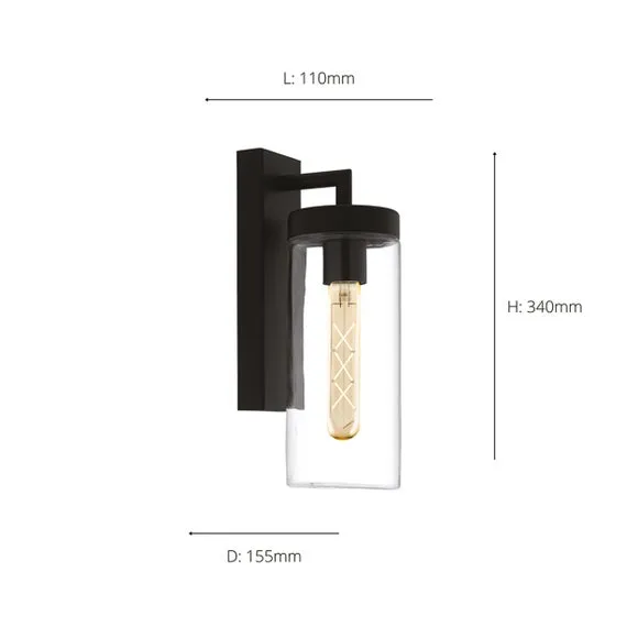 EGLO Bovolone Industrial Outdoor Wall Light 4