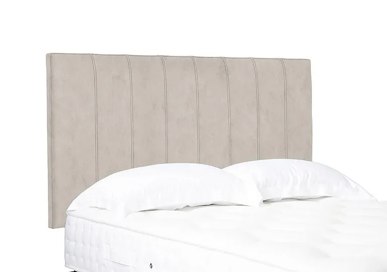 Artisan Collection Axel High Strutted Headboard - Single - Sandstone Pearl
