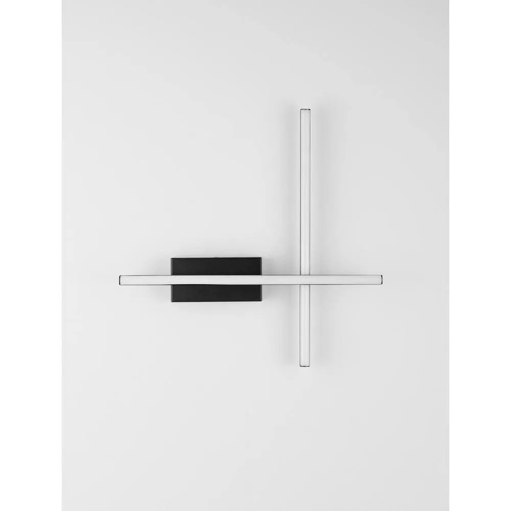 Netlighting Quam Wall Lamp Sandy Black Triac Dimmable LED 14W 622lm 3200K 3