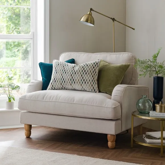 Diamond Cut Velvet Rectangle Cushion
