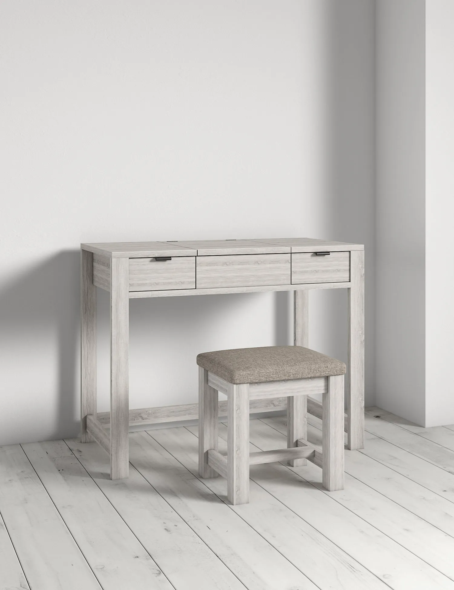 M&S Arlo Dressing Table & Stool