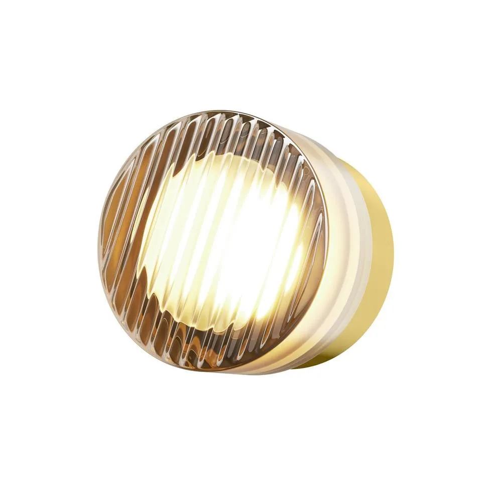 Netlighting Olo LED Wall Lamp Brass 2700 3000 4000K in Gold