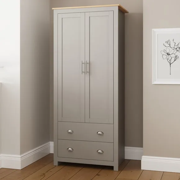 Lancaster Double Wardrobe 2