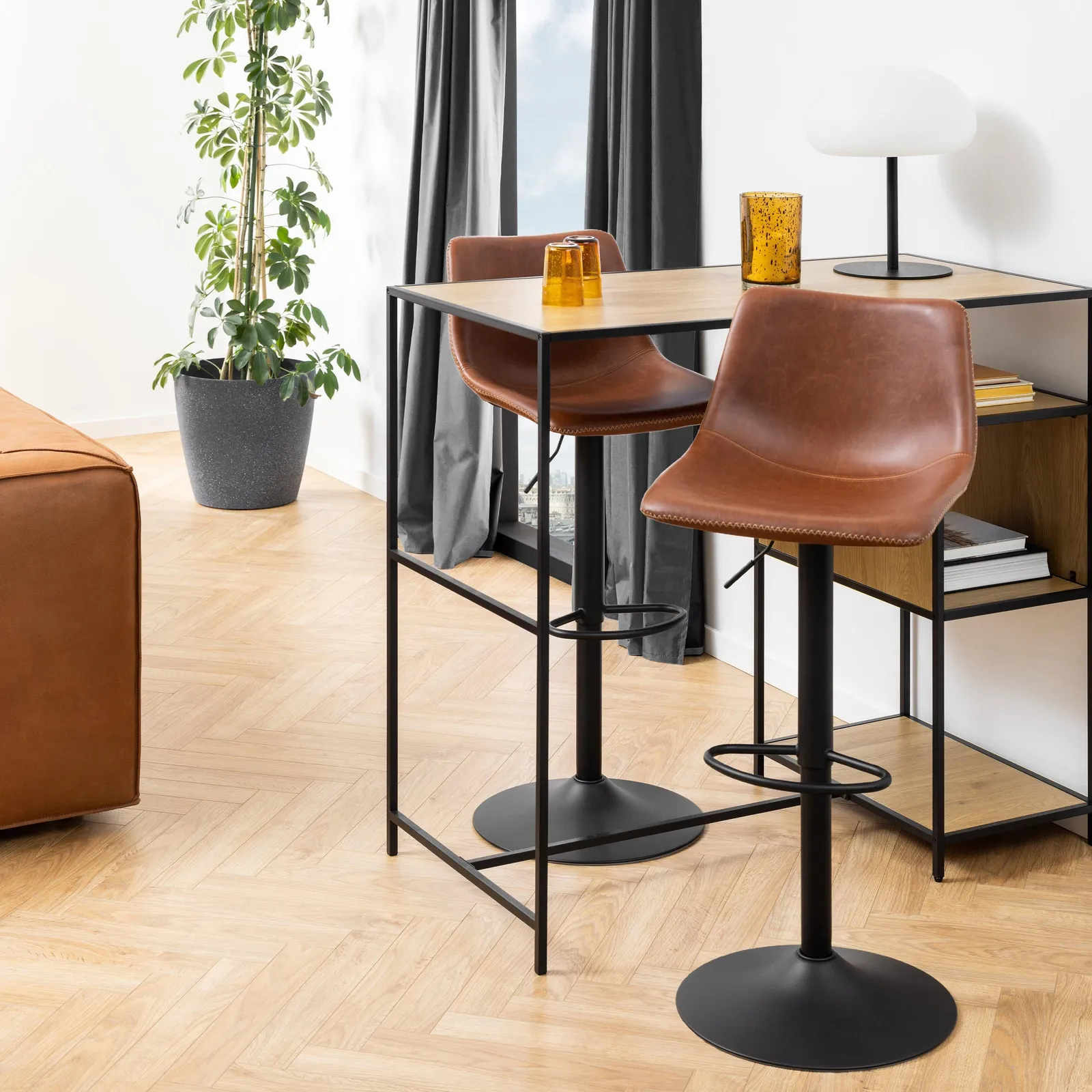 Furniture To Go I_Oregon Single Bar Stool in Brown One supplied 4