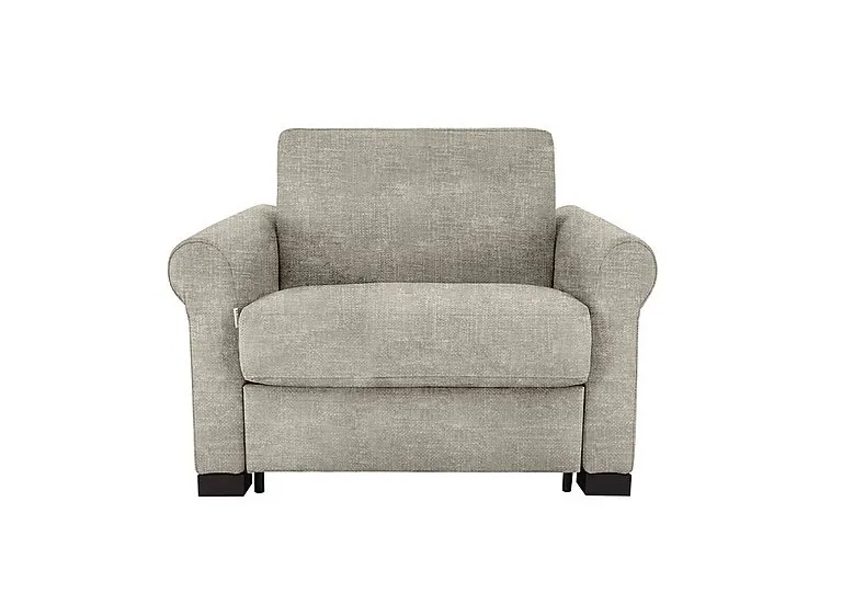Alcova Fabric Chair Sofa Bed with Scroll Arms
