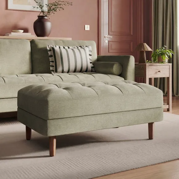 Max Soft Tonal Chenille Storage Footstool 1