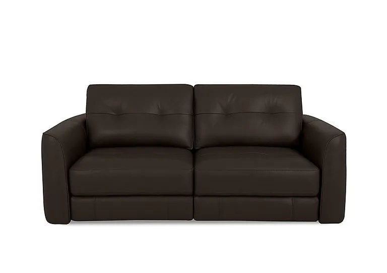 Drift 2 Seater Leather Power Glider Sofa - Dark Chocolate - Sofas and Armchairs - In Time for Christmas