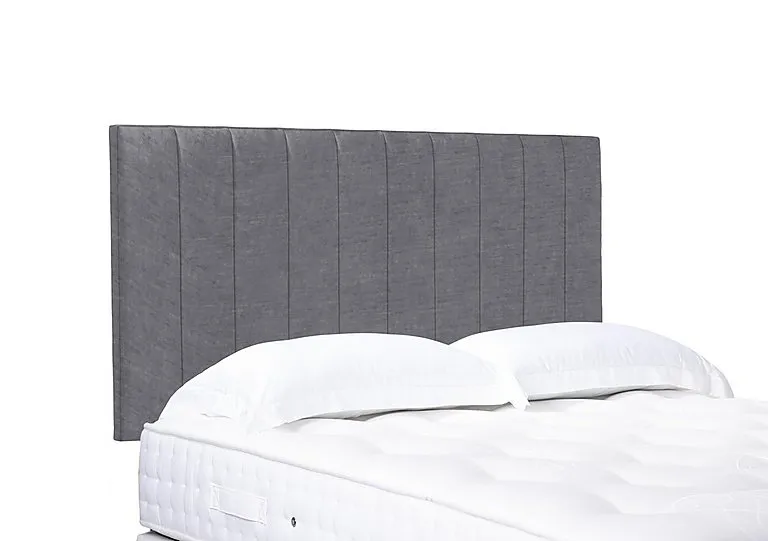 Artisan Collection Elyse High Strutted Headboard - Single - Aston Steel