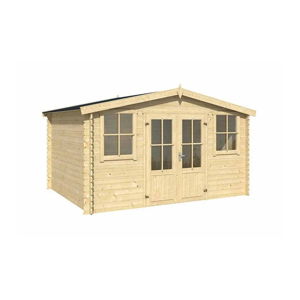 Lasita Maja Ltd Dallas-Log Cabin, Garden Room, Home Office - L410.9xW312xH233.7 cm in Light Tan 2