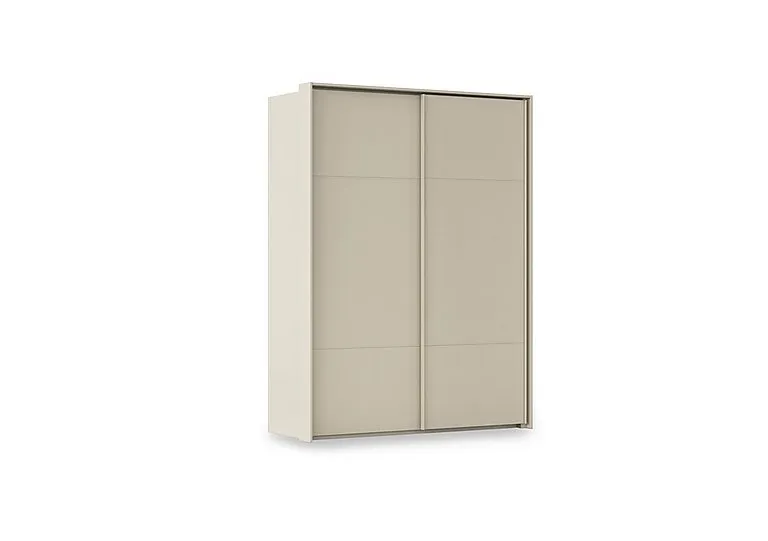 Haven 170cm 2 Door Slider Wardrobe with Décor Doors