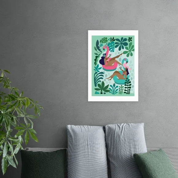 East End Prints Summer Girls Print 1