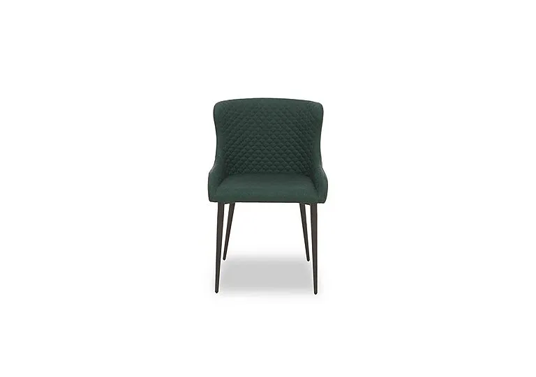 Hanoi Faux Leather Dining Chair - Bottle Green