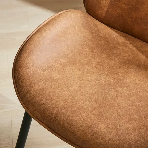 Blair Dining Chair, Faux Leather 4
