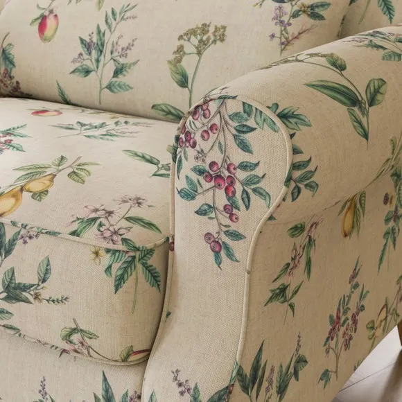 Millie Botanical Orchard Print Snuggle Chair 4
