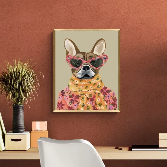 Artko Fabulous Frenchie by Yvette St Amant Framed Print