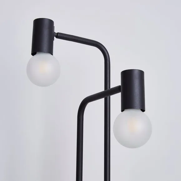 Bradford Matt Black Floor Lamp 3