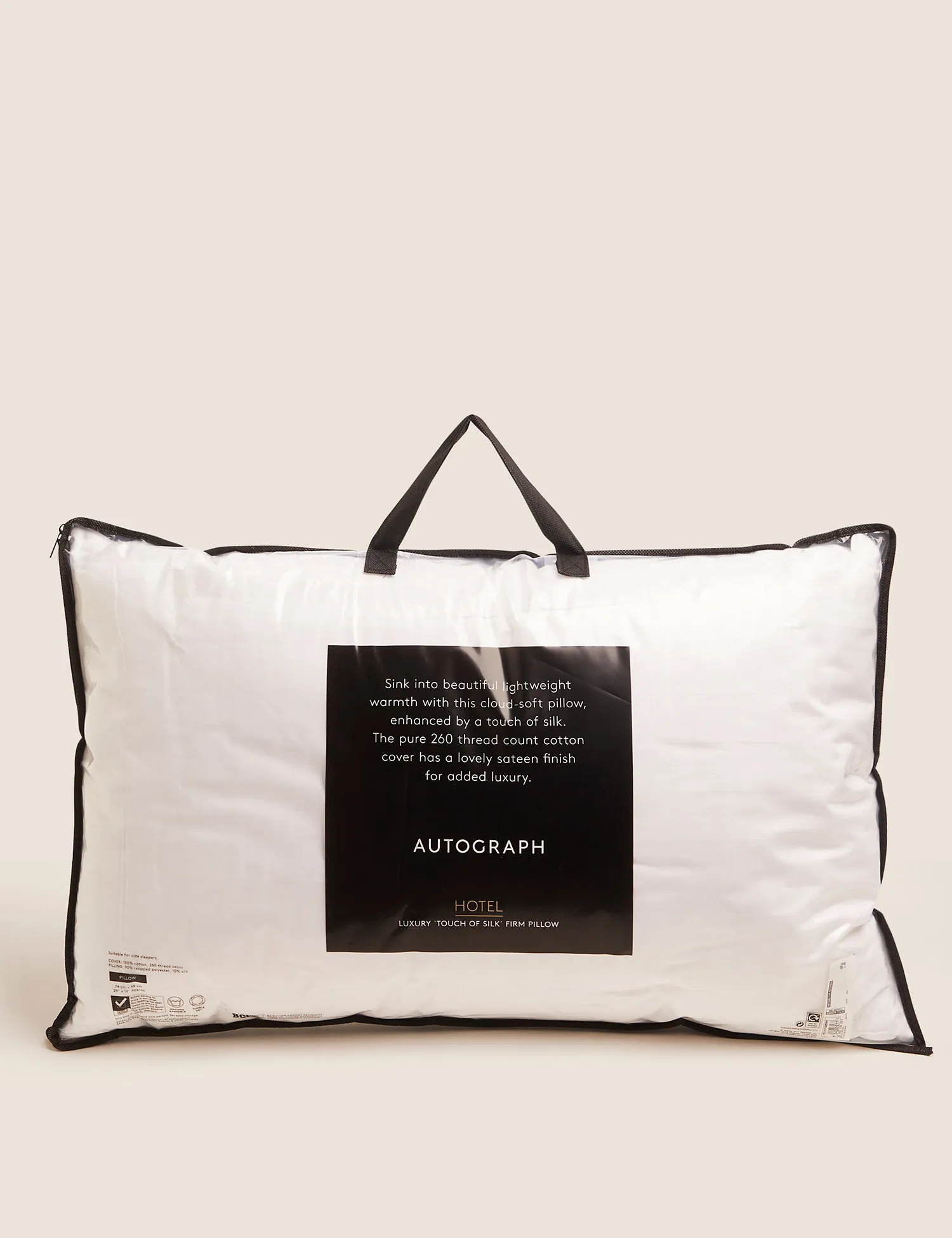 M&S Autograph Touch of Silk Firm Pillow