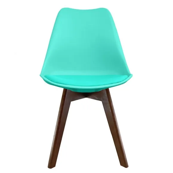 Fusion Living Soho Plastic Dining Chair with Squared Legs 3