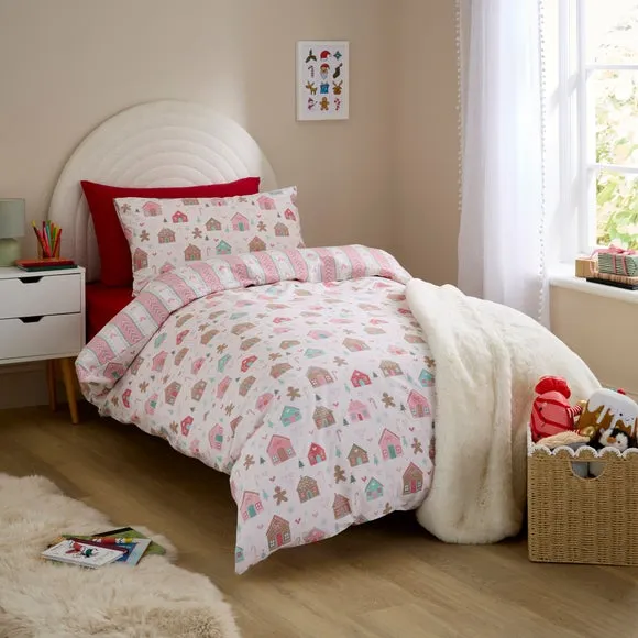 Gingerbread Duvet Cover and Pillowcase Set 1