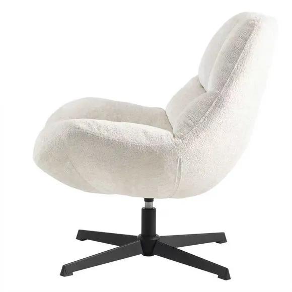 Silverdale Textured Fabric Swivel Chair 6