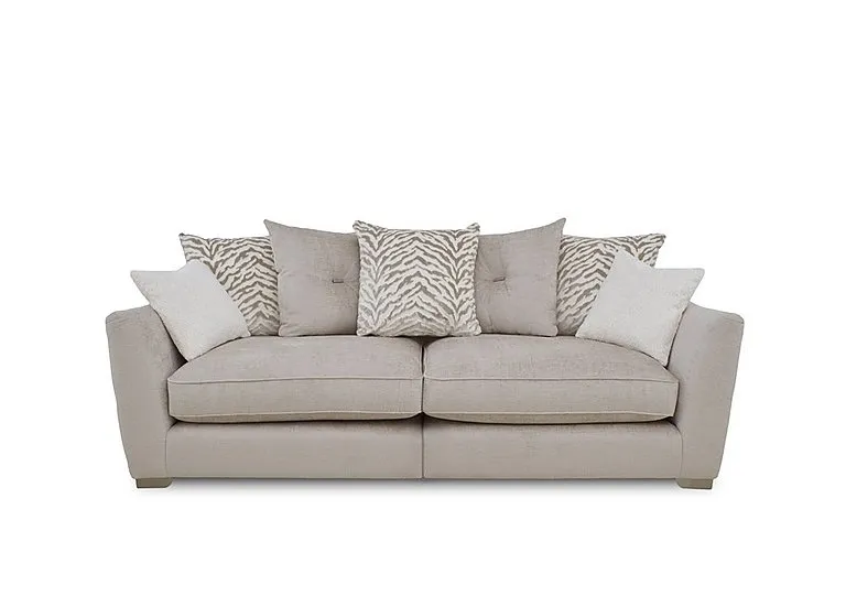 Boujee 4 Seater Split Frame Scatter Back Sofa