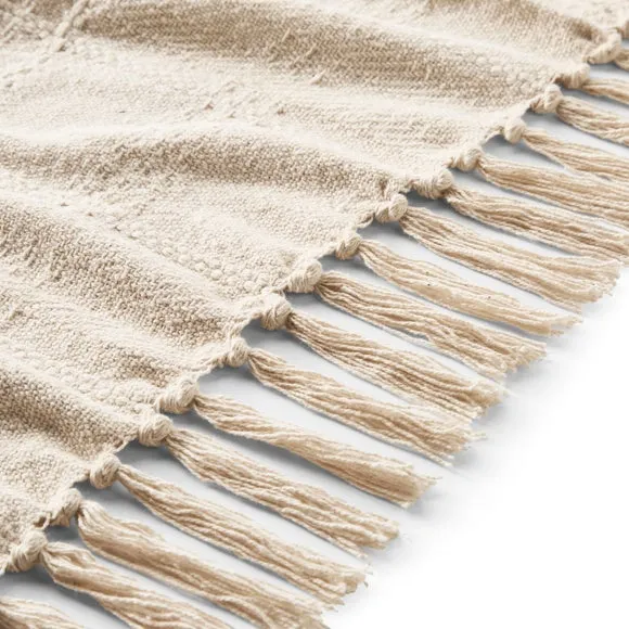 Cotton Check Throw Blanket 2