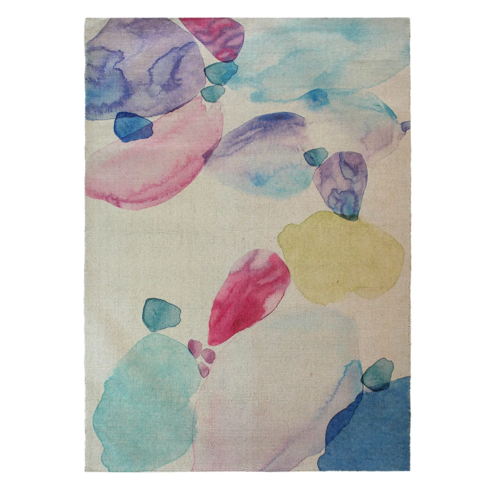 Natural Watercolour Rug Natural