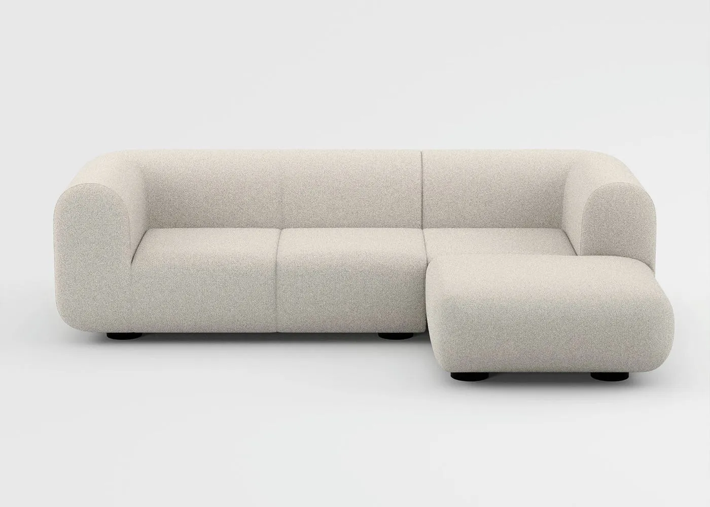 Tom Dixon Plump Corner Sofa Config 5 0100 Hallingdal Black Legs 1