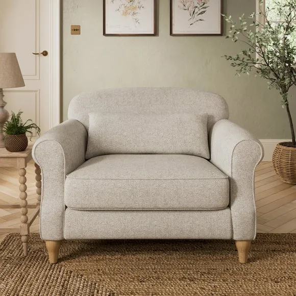 Millie Basketweave Snuggle Chair