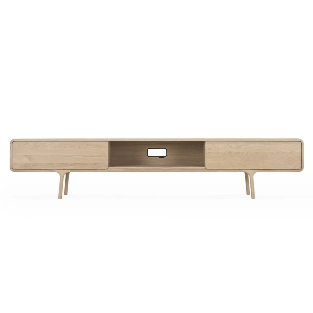 Ercol Fawn AV Unit Oak 2
