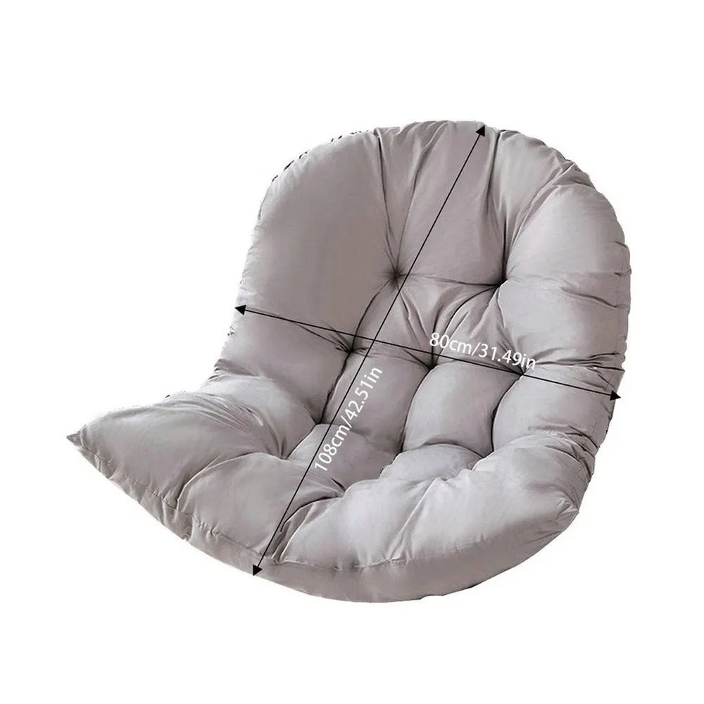 SPETLEK Egg Chair Cushion Swing Seat Outdoor Garden in Grey