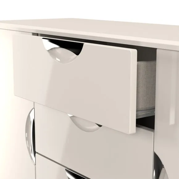 Rowe 2 Door 3 Drawer Wide Sideboard 6